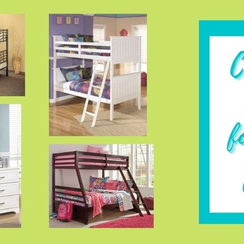 Collection of beds and dressers from Furniture Bazaar LI