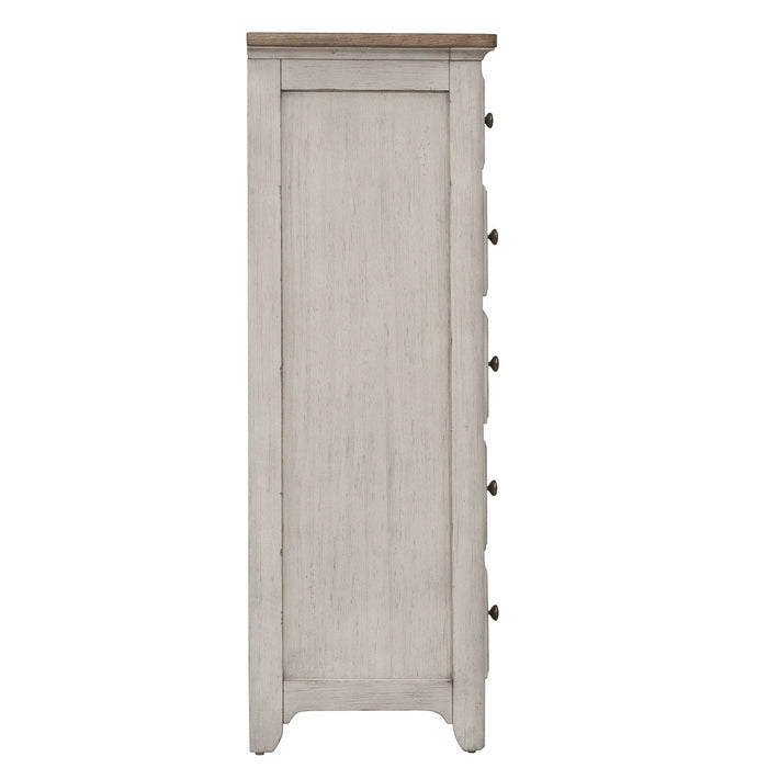 Farmhouse Reimagined Drawer Chest in Antique White image