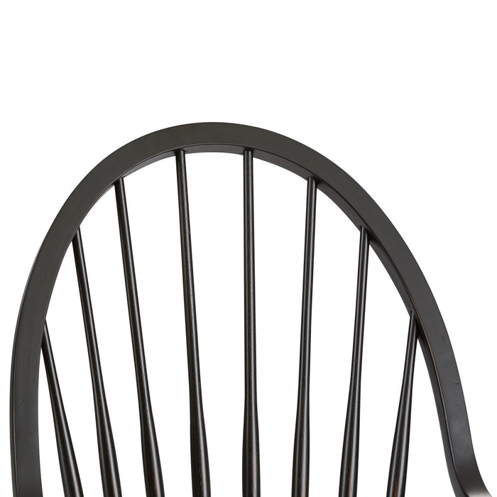 Hearthstone Ridge Windsor Back Arm Chair - Black image