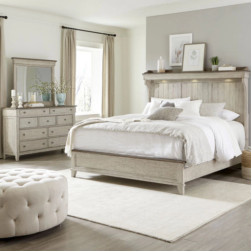 Ivy Hollow King Mantle Bed, Dresser & Mirror image
