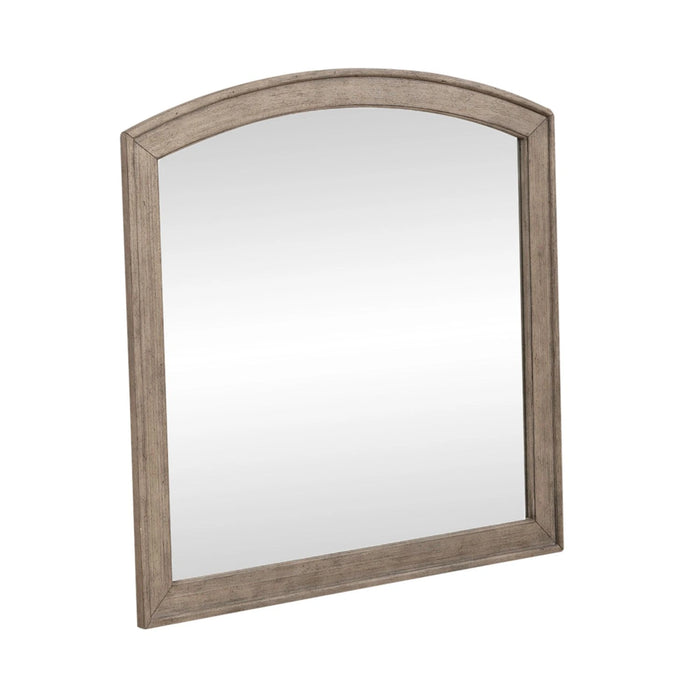Avalon Arched Mirror in Burnished Beige image