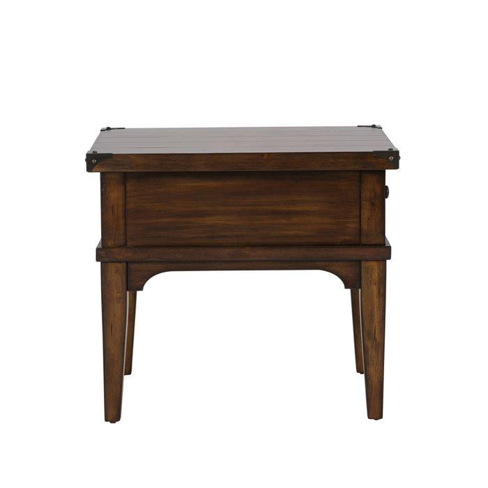 Aspen Skies End Table in Russet Brown image
