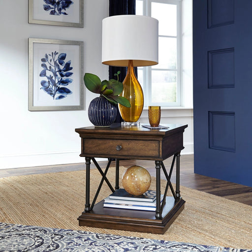 Tribeca End Table in Cordovian Brown image