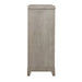 Belmar 9 Drawer Bureau Dresser in Washed Taupe and Silver Champagne image