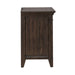 Paradise Valley Nightstand with Charging Station in Saddle Brown image