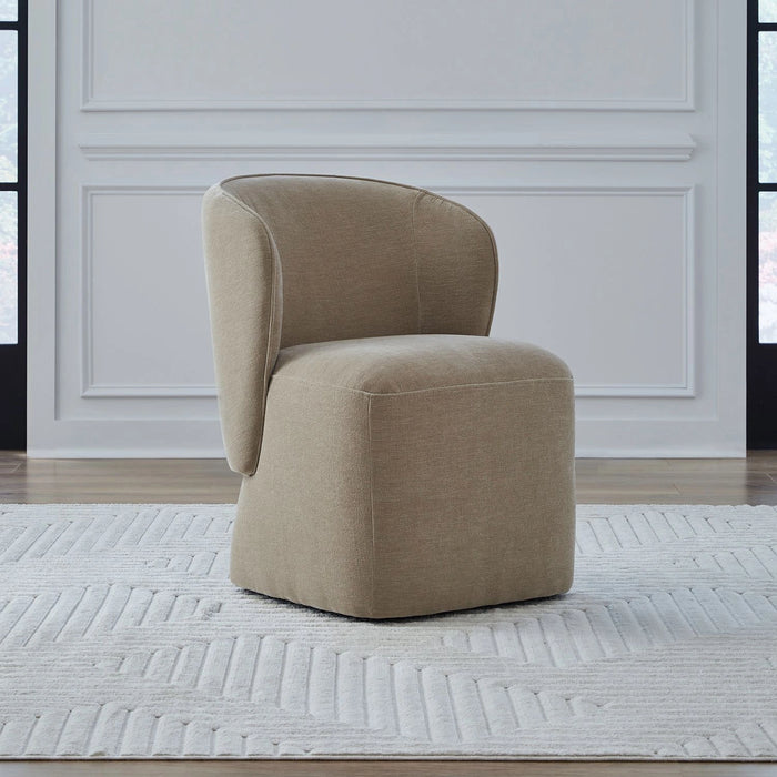 Accent Dining Accent Dining Chair w/ Casters - Wicker image