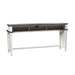 Allyson Park Console Bar Table in Wirebrushed White image