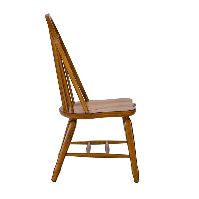 Treasures Bow Back Side Chair - Oak image