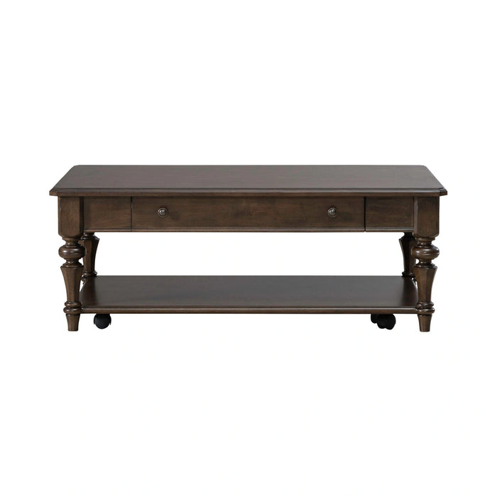 Arden Road Rectangular Cocktail Table in Satin Cherry image