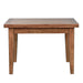 Treasures Retractable Leg Table in Rustic Oak Finish image