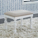 Summer House I Vanity Stool in Oyster White image