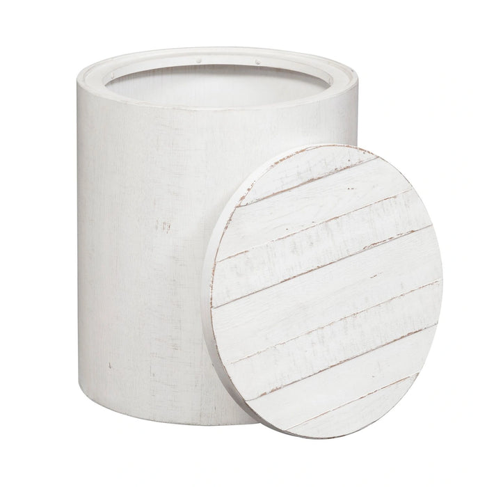 Modern Farmhouse Drum End Table image