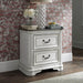 Magnolia Manor Two Drawer Nightstand in Antique White image