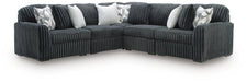 Midnight-Madness Sectional - Gunmetal