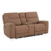 Bennett Loveseat with Console P2 & ZG in Butternut image