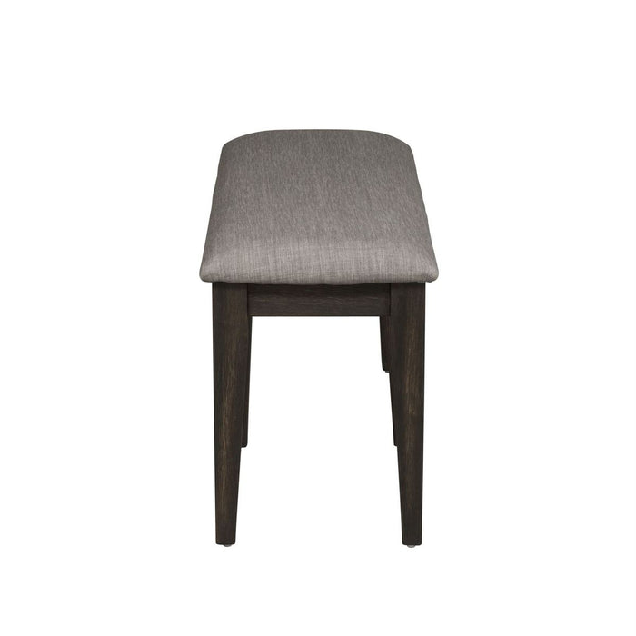 Liberty Furniture Double Bridge Bench (RTA) in Dark Chestnut