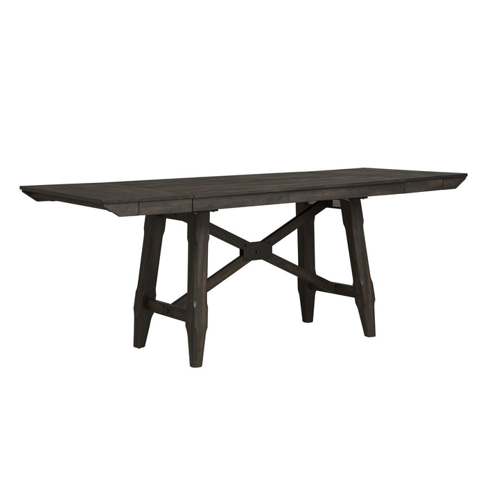 Double Bridge Trestle Table Set