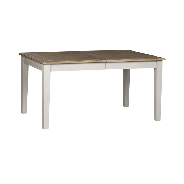 Summerville Rectangular Leg Table in White image