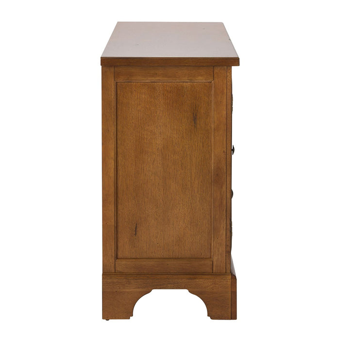 Treasures Buffet in Rustic Oak Finish