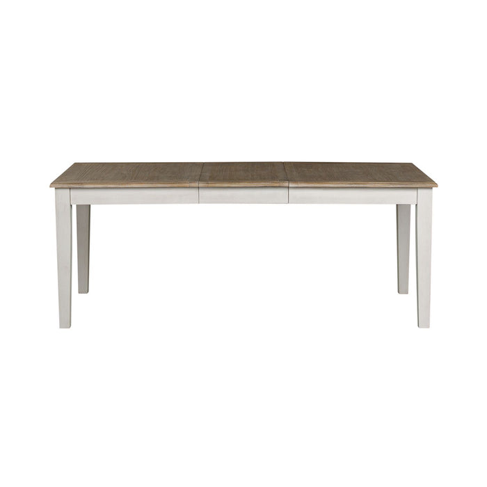 Summerville Rectangular Leg Table in White