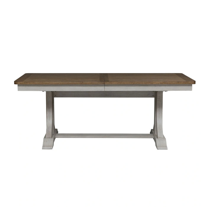 Farmhouse Reimagined Opt Trestle Table Set image