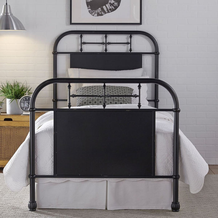 Liberty Furniture Vintage Series Full Metal Bed in Black