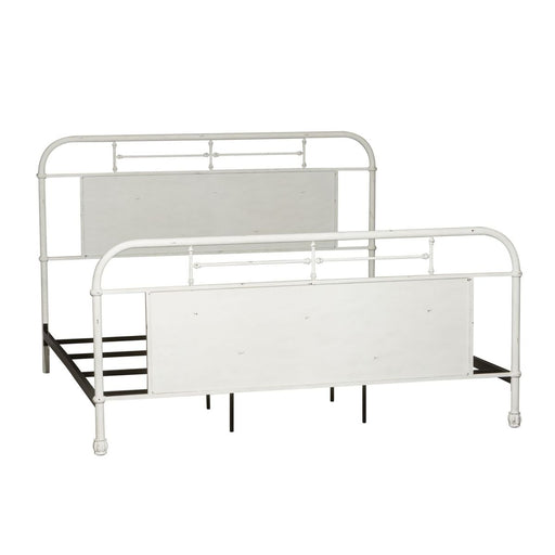 Liberty Furniture Vintage Series King Metal Bed in Antique White image