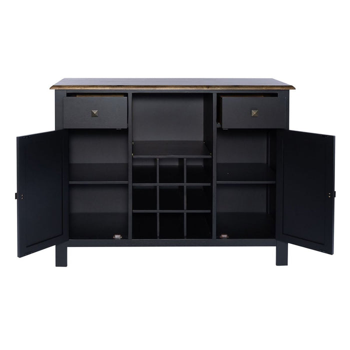 Liberty Furniture Carolina Crossing Server in Black