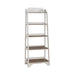 Magnolia Manor Leaning Pier Bookcase in Antique White & Weathered Bark image