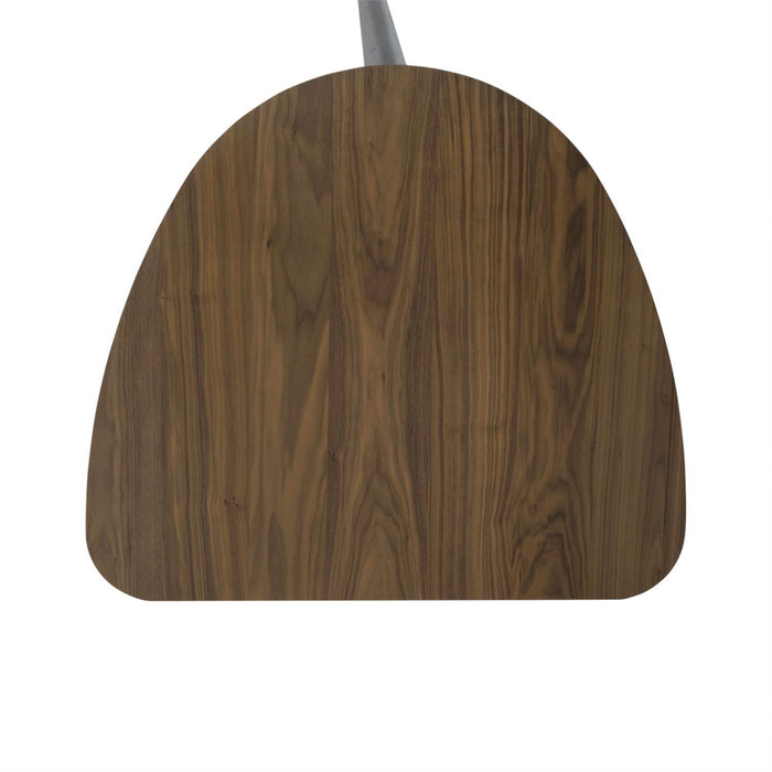 Space Saver Triangle Table in Satin Walnut