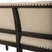 Americana Farmhouse Uph Shelter Dining Bench in Dusty Taupe & Black image