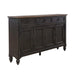 Americana Farmhouse Hall Buffet in Dusty Taupe & Black image
