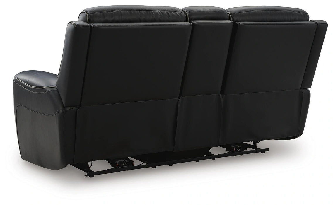 5Z-Comfort Power Reclining Loveseat with Console