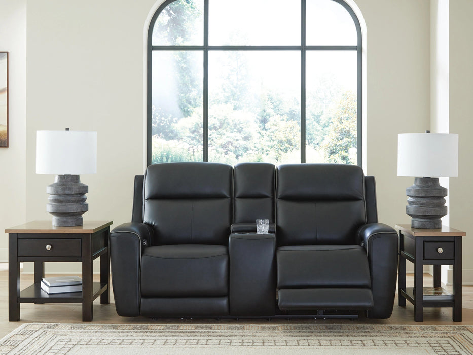 5Z-Comfort Power Reclining Loveseat with Console