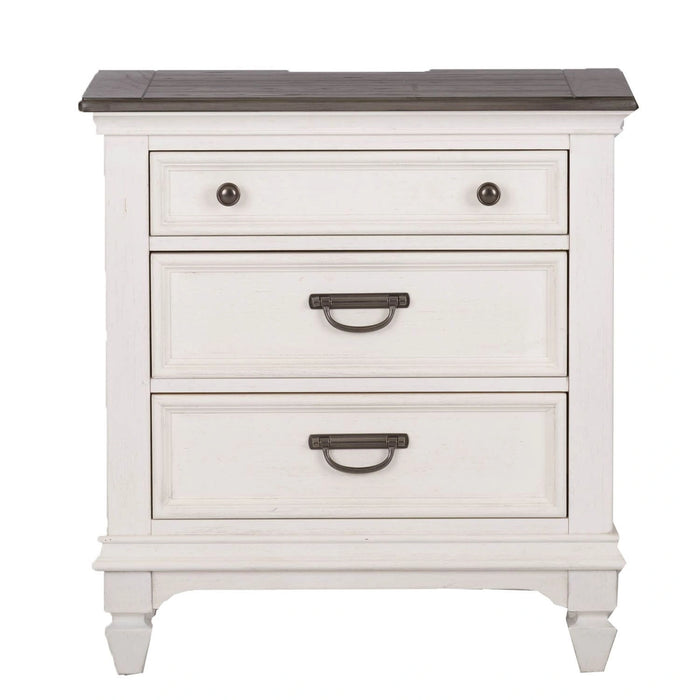 Allyson Park King California Panel Bed, Dresser & Mirror, Night Stand image