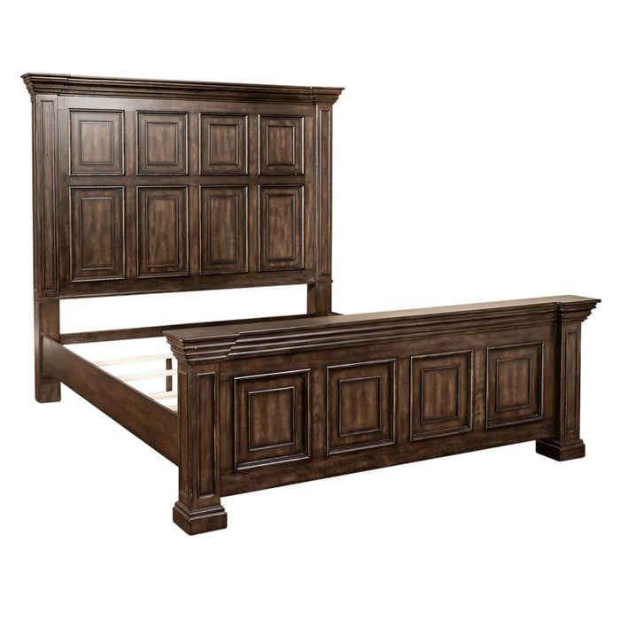 Big Valley Panel Bed, Dresser & Mirror, Night Stand image