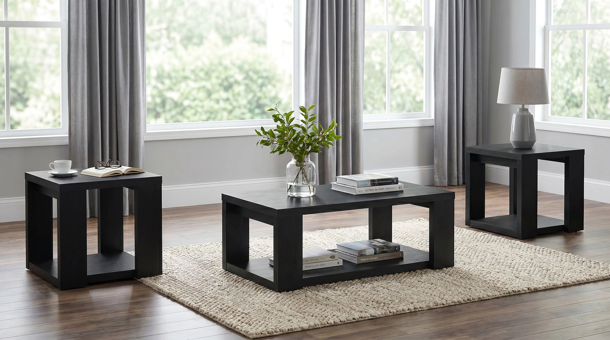 Pavone Open-Shelf Coffee and End Table Set