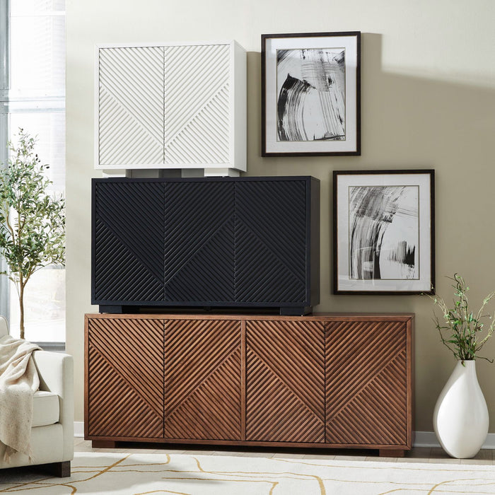 Easton 82 Inch TV Console in Coffee Bean image