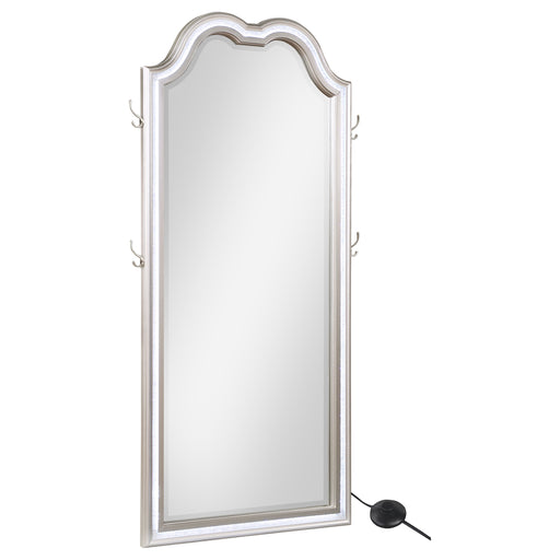 Evangeline Full Length LED Floor Mirror Silver Oak image