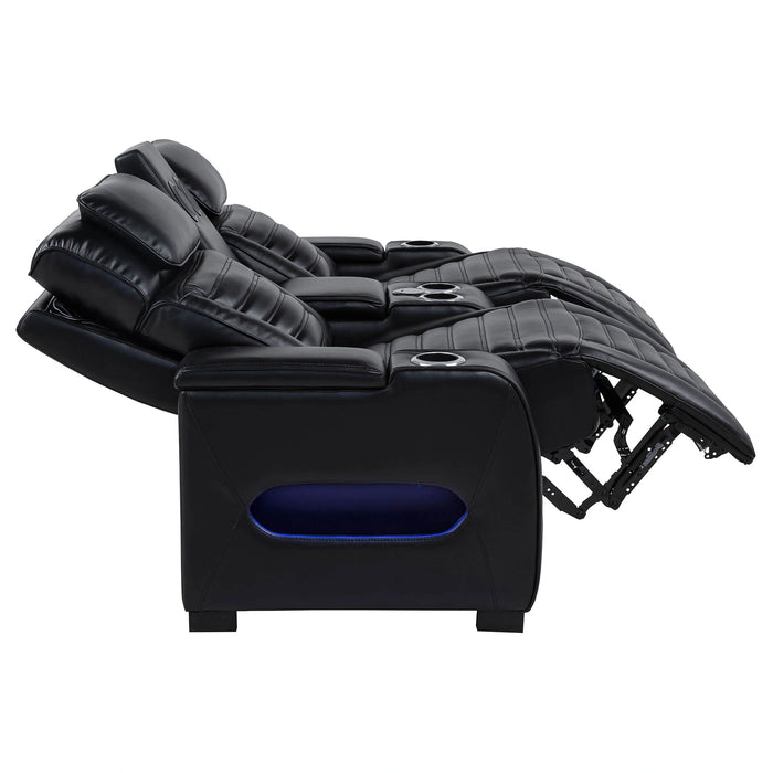Zuma Dual Power Reclining Loveseat