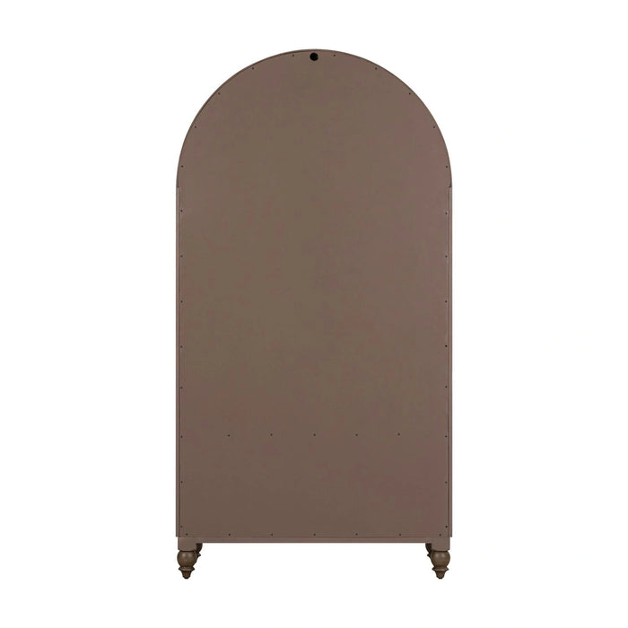 Americana Farmhouse Arched Display Cabinet image