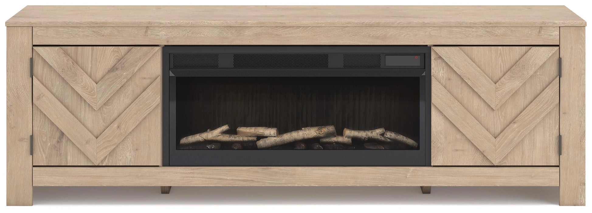 Cayboni 71" TV Stand with Electric Fireplace