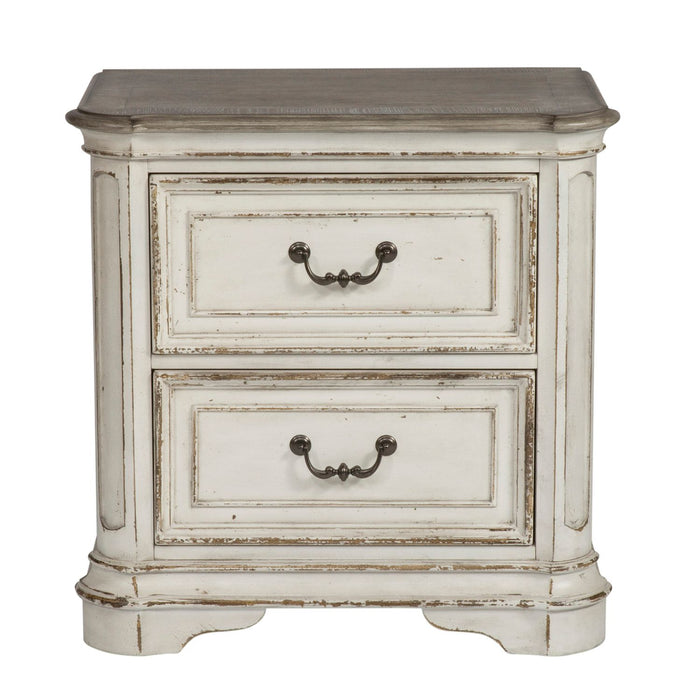 Magnolia Manor King Panel Bed, Dresser & Mirror, Chest, Night Stand