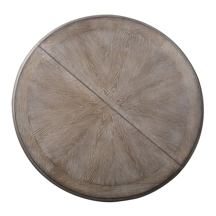 Liberty Furniture Magnolia Manor Round/Oval Pedestal Table in Antique White