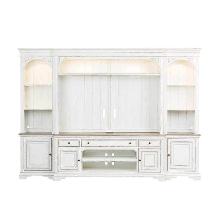 Magnolia Manor Entertainment Center with Piers