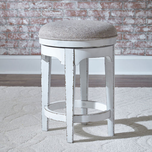 Liberty Magnolia Manor Console Swivel Stool in Antique White image