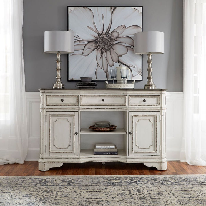 Liberty Furniture Magnolia Manor Server in Antique White
