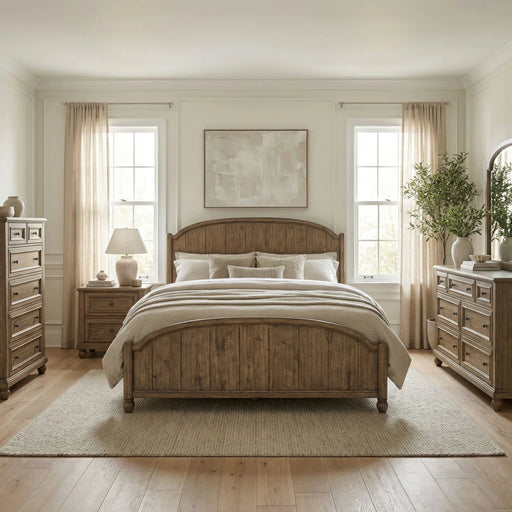 Homestead Haven Poster Bed, Dresser & Mirror, Chest, Night Stand image