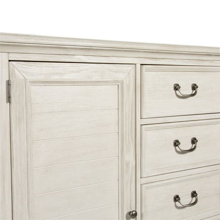 Liberty Funiture Bayside Gentleman's Chest in Antique White