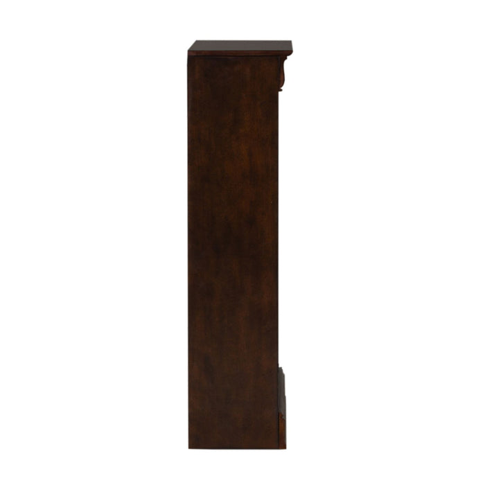 Brayton Manor Jr Executive 48 Inch Bookcase (RTA) in Cognac